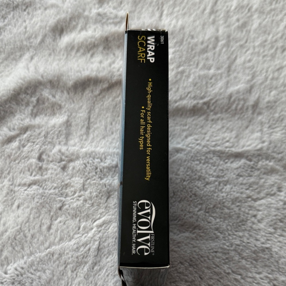 evolve Royal Ties Wrap Scarf - Black and Yellow - Picture 3 of 3